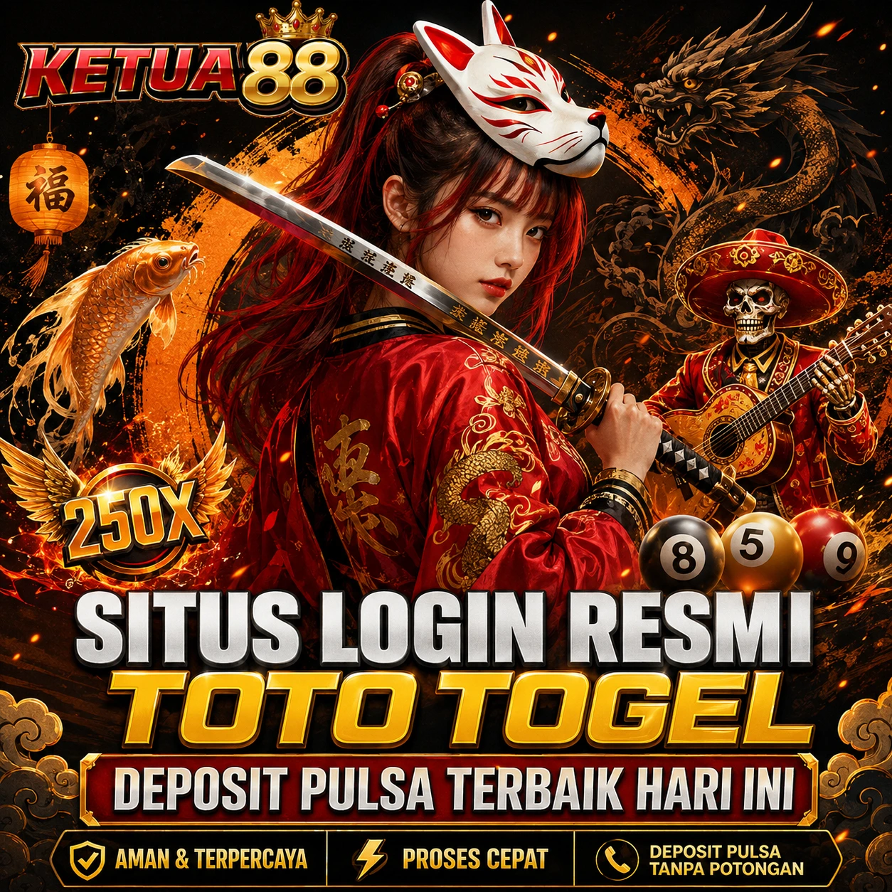 KETUA88 : Situs Login Resmi Toto Togel Deposit Pulsa Terbaik Hari Ini