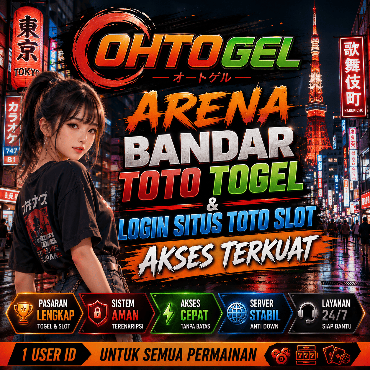 Thumbnail 1 of 3, Poster, OHTOGEL : Link Kategori Terbaik Permainan Toto Slot Gacor Hari Ini designed and sold by OHtogel.